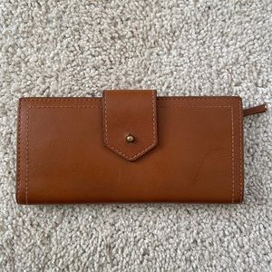 Madewell Post Wallet - Cognac